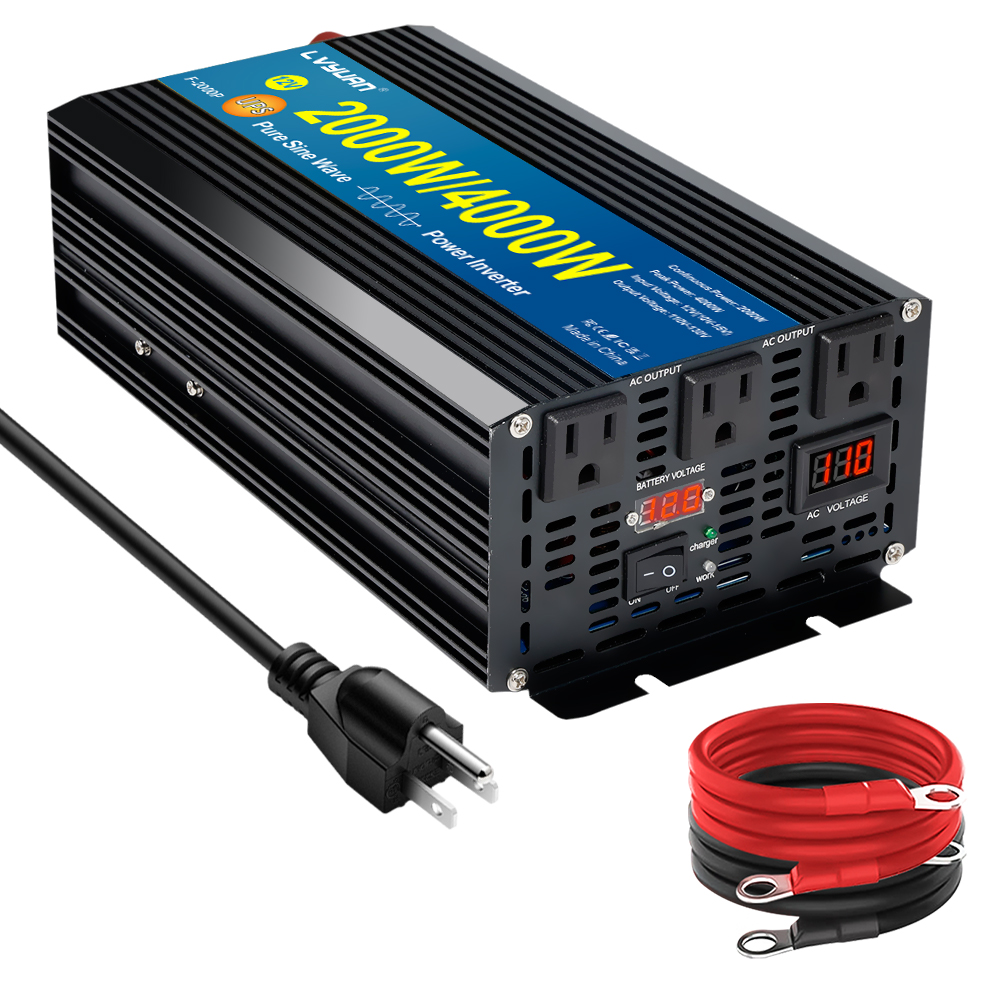 Power Supply 12V - Инвертор LVYUAN 1500 Вт с функцией