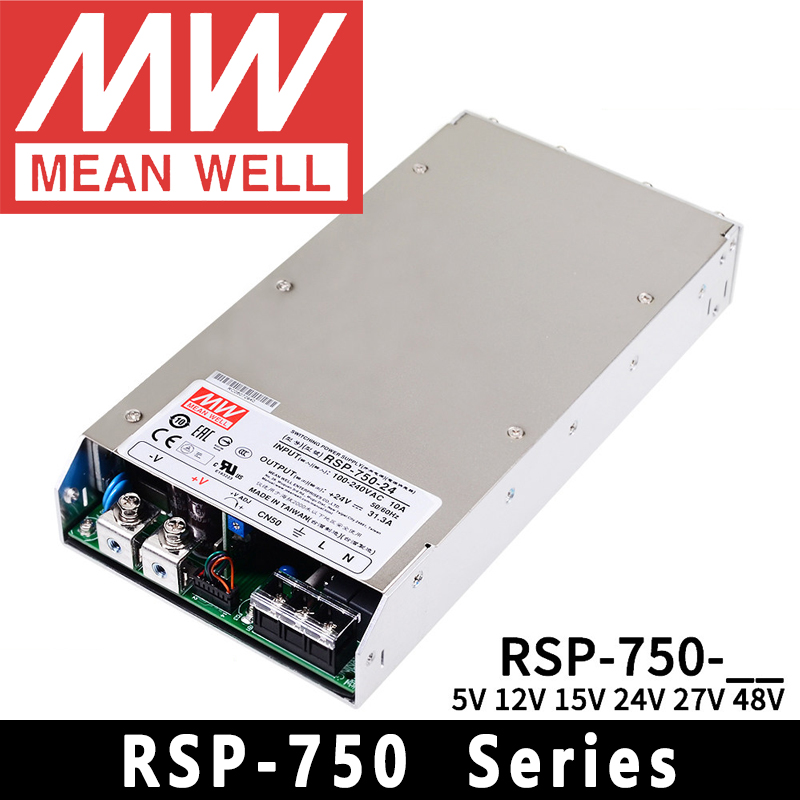 Power Supply 750W - Блок питания Mean Well RSP-750-5/12/15/24/27/48, 750