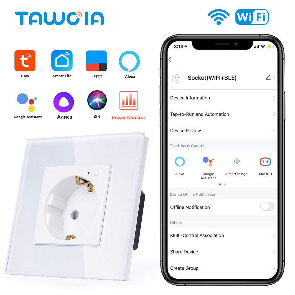 Open Frame Power Supply - TAWOIA Wifi Настенная розетка Стандарт ЕС