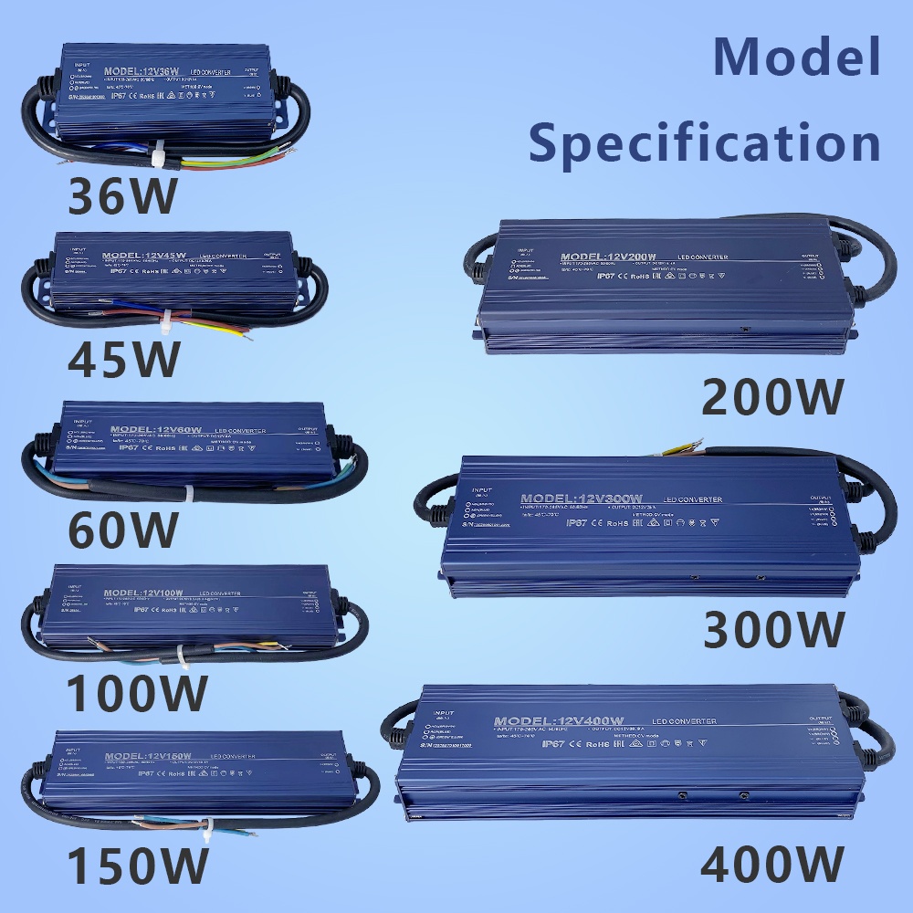 Водонепроницаемый блок питания – обзор и цена Power Supply 12V