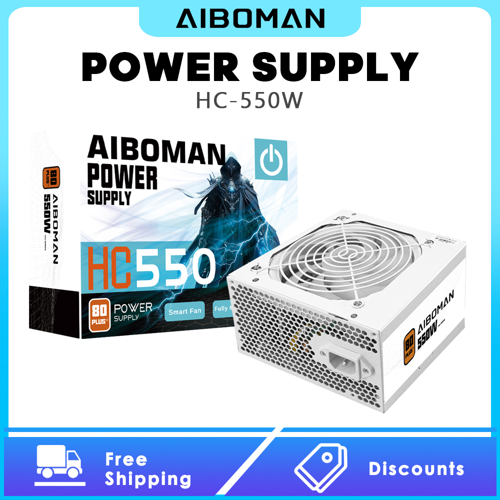 Блок питания AIBOMAN 550W 80PL – обзор и цена Power Supply 750W