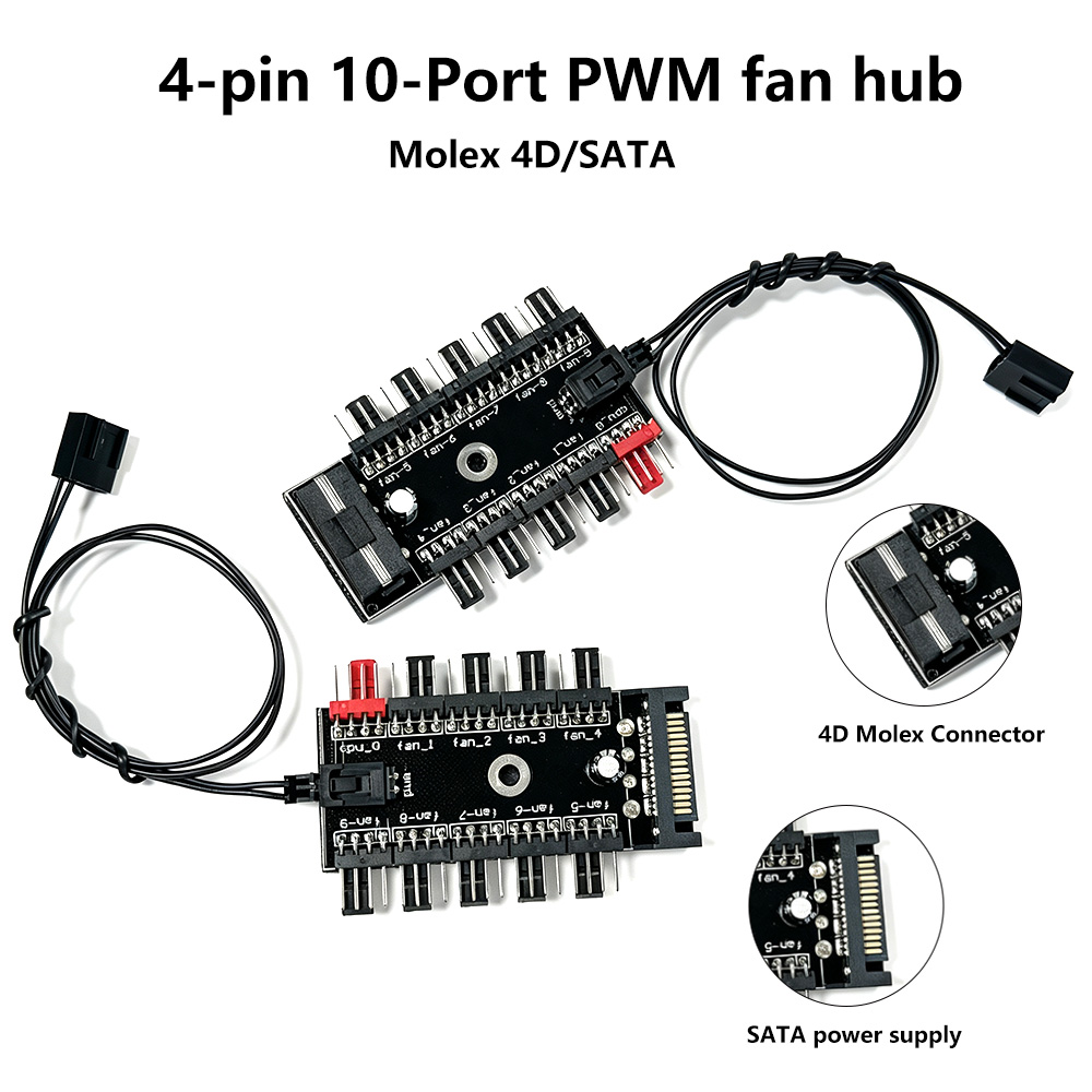 10-портовый 4-контактный PWM-к – обзор и цена Pc Power Supply